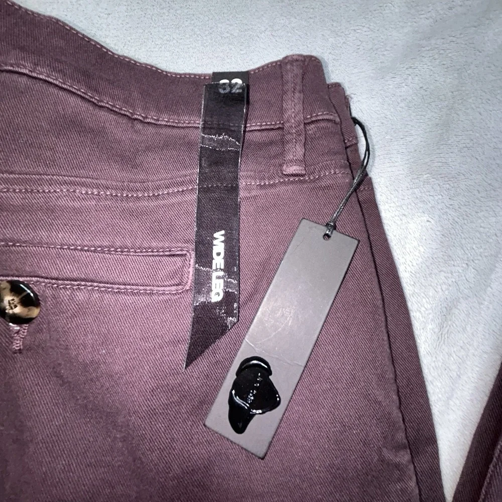 Joe's Jeans Brixton Pants Mens 32 Raisin Wide Leg Chino NWT Made in USA